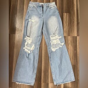 Flying monkey womens wide leg Jean size 28 new